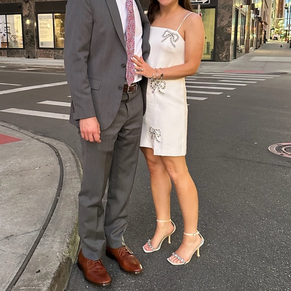 Sachin & Babi Square-Neck Sleeveless Bow Mini Dress - Picture 5 of 5